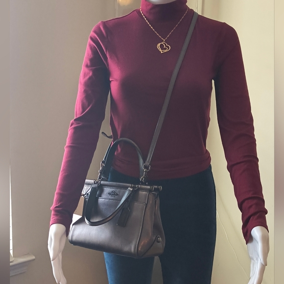 Coach Grace 20 – Metallic Black + Gunmetal – NWOT - Picture 2 of 14